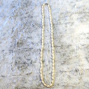 White/Ivory Beaded 14.5" Necklace